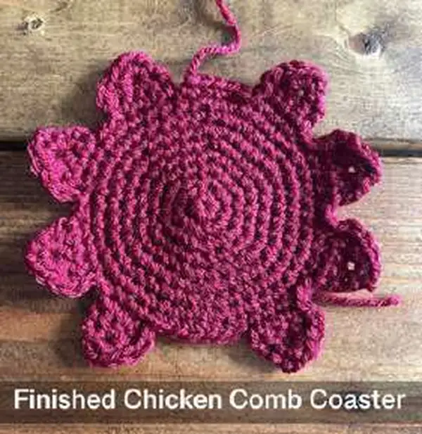 Hennifer Chicken Crochet Coaster Set Pattern