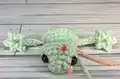 Twinkletoes the Tiny Gecko Amigurumi Pattern step 3 - details and accessories