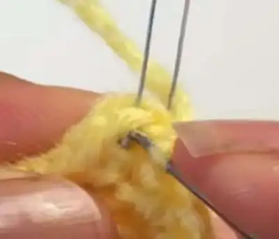 Lily Crochet Pattern step 4 - final assembly and finishing