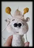 Snail Amigurumi Pattern step 4 - final assembly and finishing