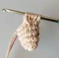Wednesday Amigurumi Pattern step 2 - assembly progress