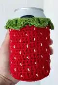 Fruit Snack Coozie Pack Pattern step 1 - construction progress