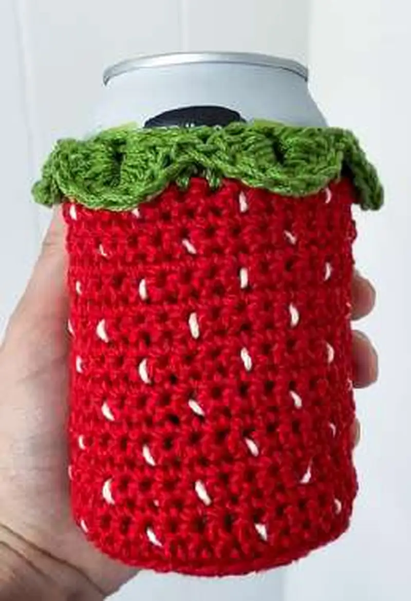 Free Beginner Friendly crochet pattern: Fruit Snack Coozie Pack Pattern - Easy to follow tutorial