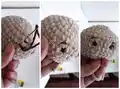 Disy: the bear Amigurumi Pattern step 4 - final assembly and finishing