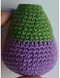 Mini Hulk Amigurumi Pattern step 3 - details and accessories