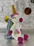 Sweet Unicorn Amigurumi Pattern step 2 - assembly progress