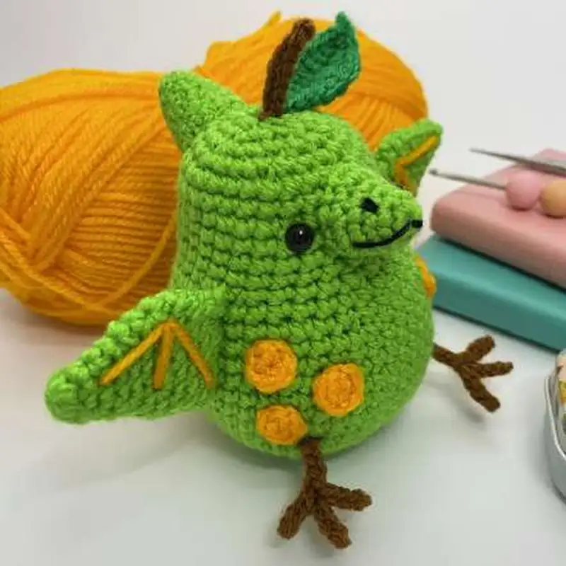 Free Intermediate crochet pattern: Pearodactyl Amigurumi Pattern - Easy to follow tutorial