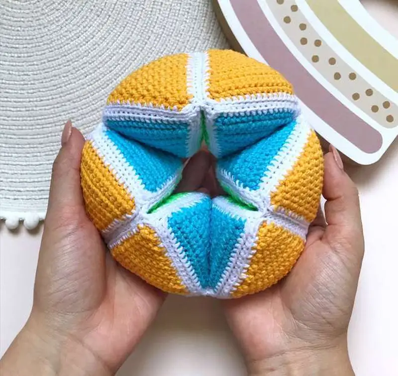 Free Intermediate crochet pattern: Crochet Flexagon Pattern - Easy to follow tutorial