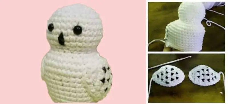 Free Intermediate crochet pattern: Hedwig The Owl Amigurumi Pattern - Easy to follow tutorial