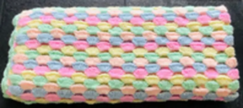 Free Beginner Friendly crochet pattern: Pastel Shells Baby Blanket Pattern - Easy to follow tutorial