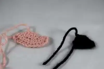 Jigglypuff Amigurumi Pattern step 2 - assembly progress