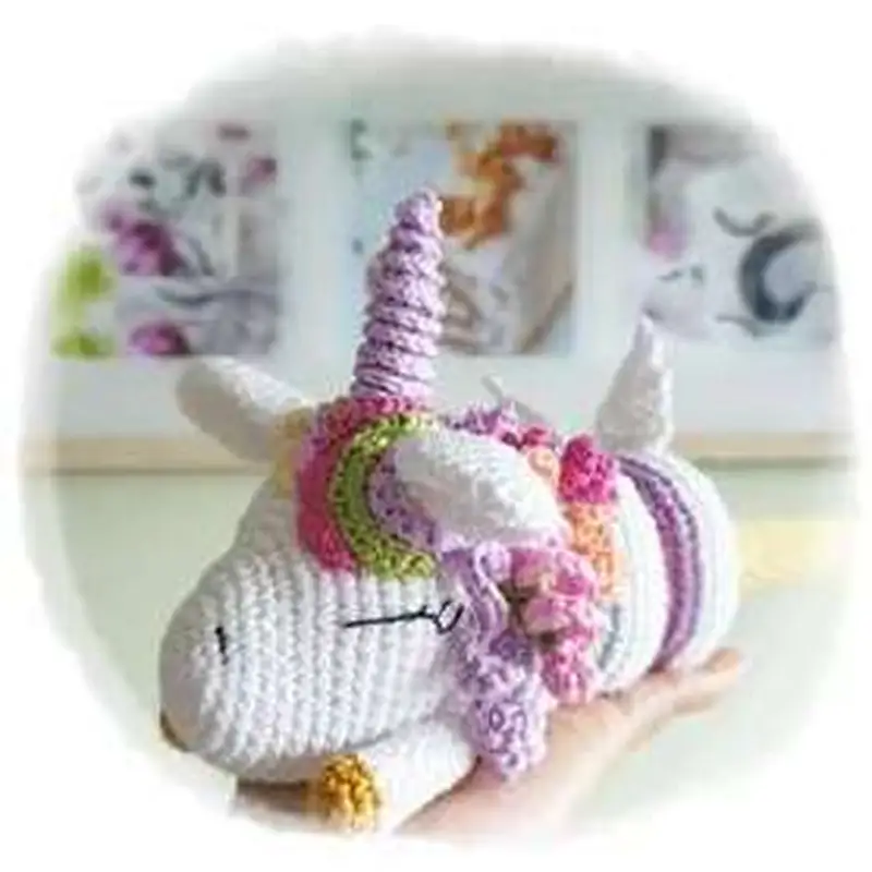 Free crochet pattern: Tiffy the Sleepy Unicorn Amigurumi Pattern - Beginner Friendly level tutorial