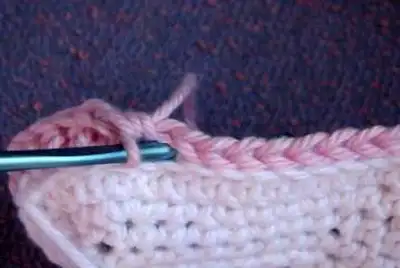 Hoppy Baby Bunny Slippers Pattern step 4 - final assembly and finishing