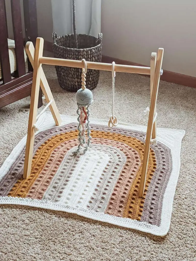 Free Intermediate crochet pattern: Rainbow Afghan Pattern - Easy to follow tutorial