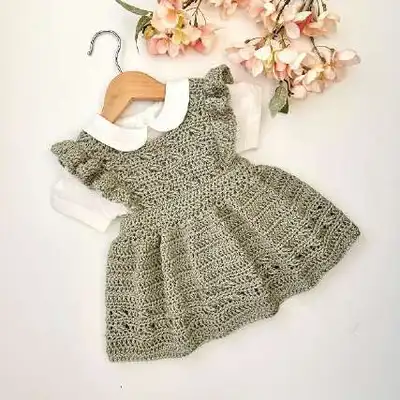 Baby Dress Pattern step 4 - final assembly and finishing