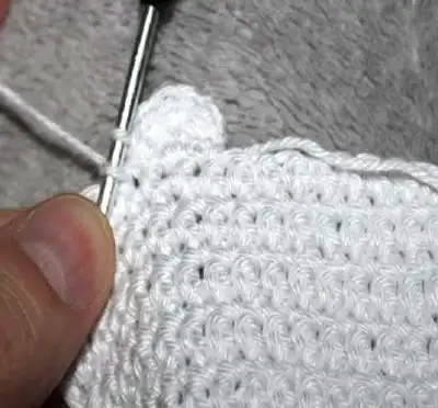 Dog Dotty Amigurumi Pattern step 3 - details and accessories
