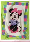 Mickey & Minnie Afghans Pattern step 3 - details and accessories