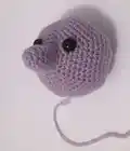 Dobby Amigurumi Pattern step 2 - assembly progress