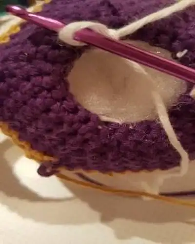 SWC Mrs Potts and Chip Amigurumi Pattern step 3 - details and accessories