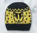 Hufflepuff Knit Hat Pattern step 1 - construction progress