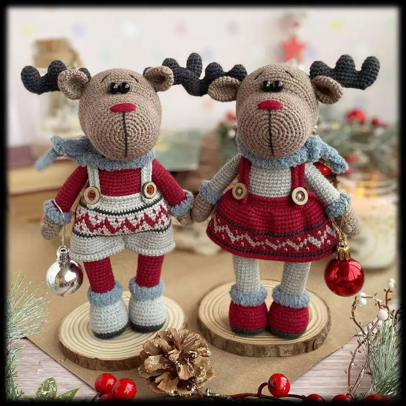 Free Intermediate crochet pattern: Reindeer Amigurumi Pattern - Easy to follow tutorial