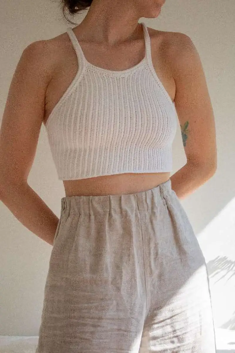 Free Intermediate crochet pattern: Roza Top Version B Pattern - Easy to follow tutorial