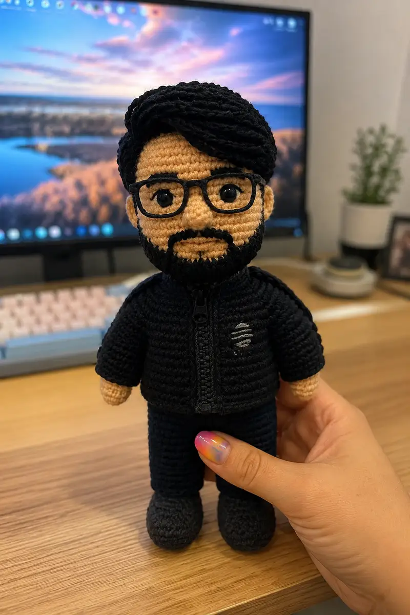 Free crochet pattern: Nizar The Third Amigurumi Pattern - Intermediate level tutorial