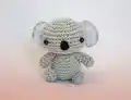 Koala Amigurumi Pattern step 1 - construction progress