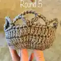 The Boho Bag Saver Pattern step 1 - construction progress
