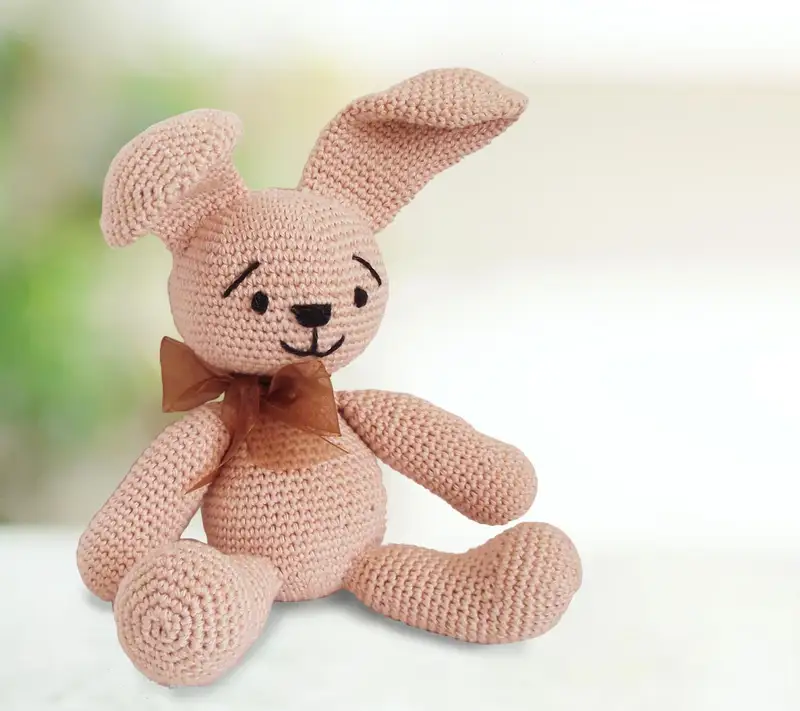 Free Intermediate crochet pattern: Bunny Crochet Pattern #105 Amigurumi Pattern - Easy to follow tutorial