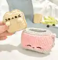 Kitty Toaster Amigurumi Pattern step 2 - assembly progress