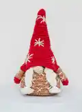 Festive Gnomes Amigurumi Pattern step 1 - construction progress