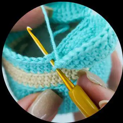Yogi Girl Amigurumi Pattern step 3 - details and accessories