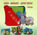 Farm Animals - Quiet Book Crochet Pattern step 3 - details and accessories