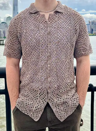 Amalfi Top Crochet Pattern step 4 - final assembly and finishing