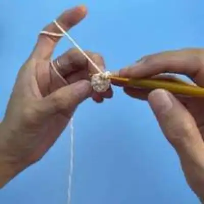 Emma Doll Amigurumi Pattern step 2 - assembly progress