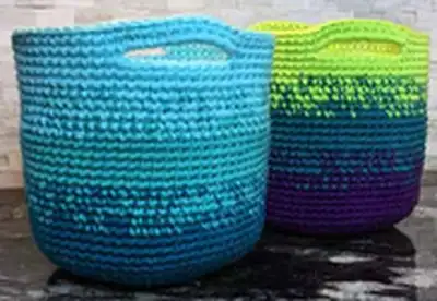 Cutie Utility Basket Pattern step 3 - details and accessories