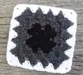Basic Granny Square Pattern step 4 - final assembly and finishing