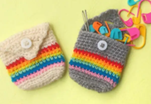 Pixie pocket Pouch Amigurumi Pattern