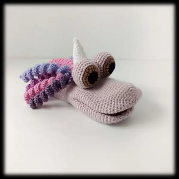 Unicorn Hand Puppet Amigurumi Pattern