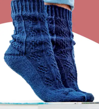 Basic Sock Guide Pattern step 2 - assembly progress