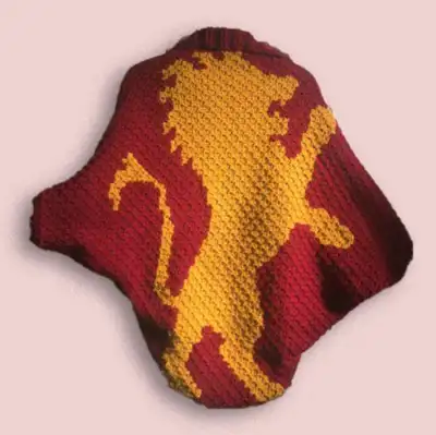 Lion Graphgan Cocoon Cardigan Pattern step 1 - construction progress