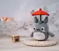 Little Lamp Series Totoro Amigurumi Pattern step 1 - construction progress