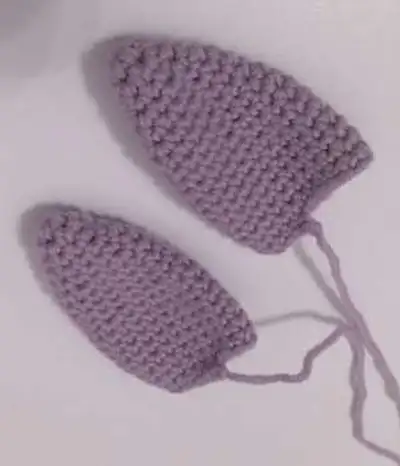 Dobby House Elf Amigurumi Pattern step 3 - details and accessories