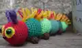 A Hairy Caterpillar Amigurumi Pattern step 3 - details and accessories