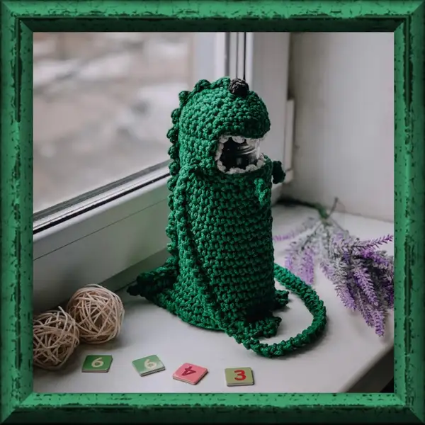 Crocodile Water Bottle Holder Pattern