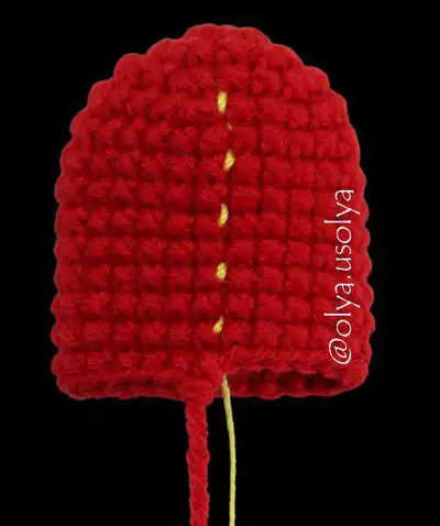 Pink Rascal Amigurumi Pattern step 3 - details and accessories