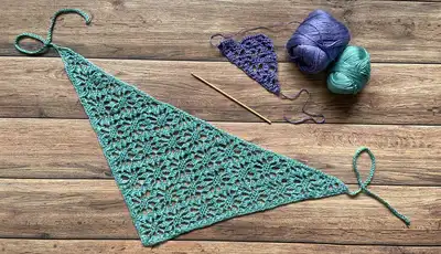 Lace Kerchief Pattern step 3 - details and accessories