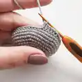 Grandma Amigurumi Pattern step 4 - final assembly and finishing