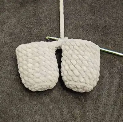 Nina The Plush Elephant Amigurumi Pattern step 4 - final assembly and finishing